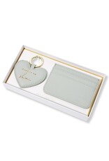 Katie Loxton Giftset Sleutelhanger & Kaarthouder - Choose to Shine