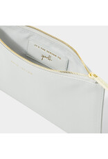 Katie Loxton Pochette Slim - It's the Season to Sparkle - Cool Grey