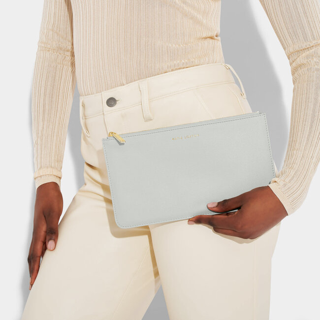 Katie Loxton Pochette Slim - It's the Season to Sparkle - Cool Grey