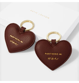 Katie Loxton Sleutelhangers Giftset - Partners in Wine