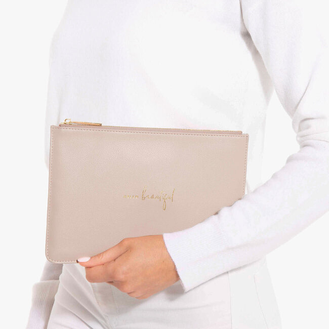 Katie Loxton Pochette - Hello Beautiful - Dusty Pink