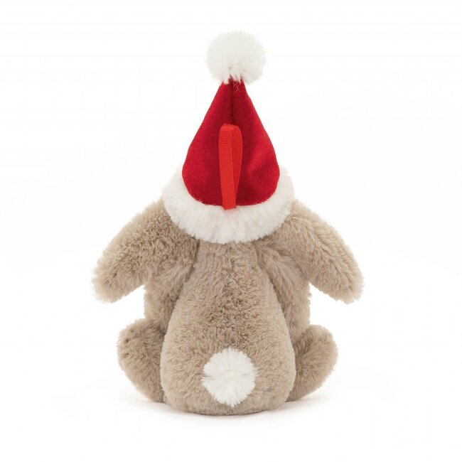 Jellycat Knuffel - Bashful Christmas Bunny Decoration