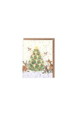Wrendale Mini Wenskaart - Oh Christmas Tree