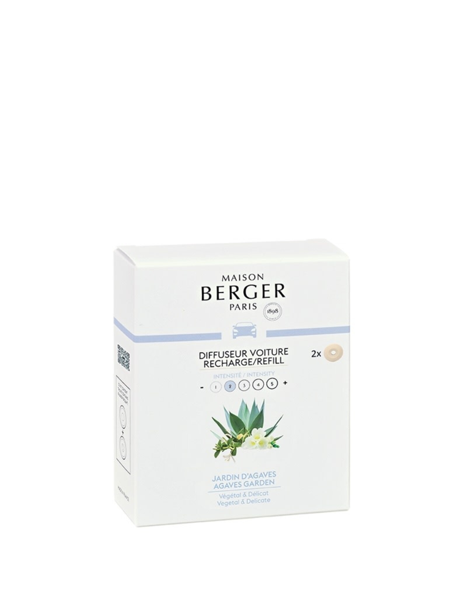 Maison Berger Auto Diffuser - Refill - Jardin d'Agave