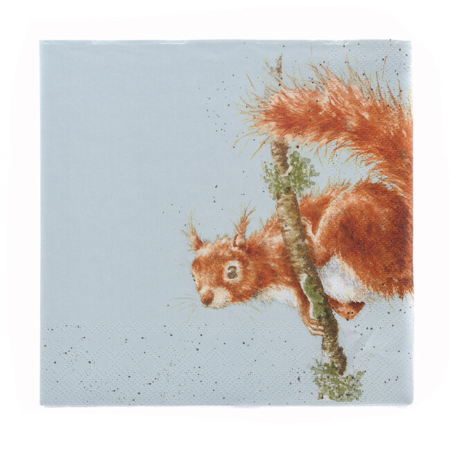 Wrendale Servetten - The Acrobat / Squirrel