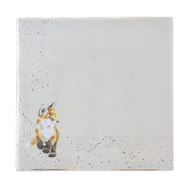 Wrendale Servetten - Contentment / Foxes