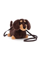 Jellycat Knuffel - Otto Sausage Dog Bag