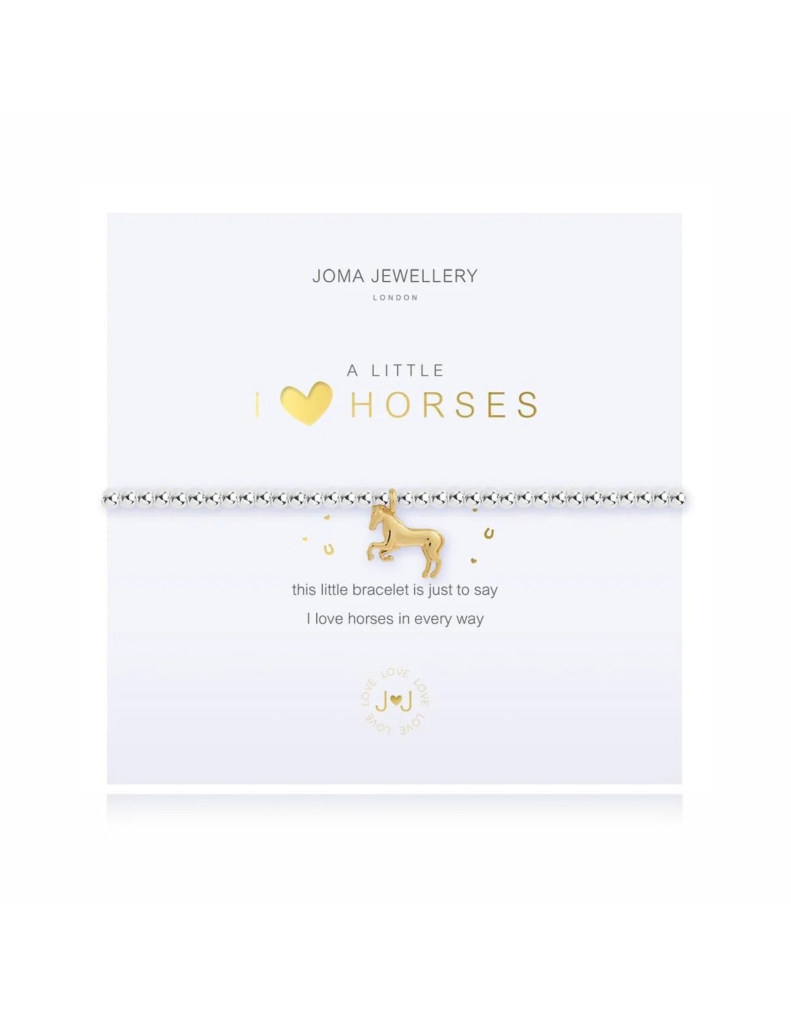 Joma Jewellery A Little - I Love Horses