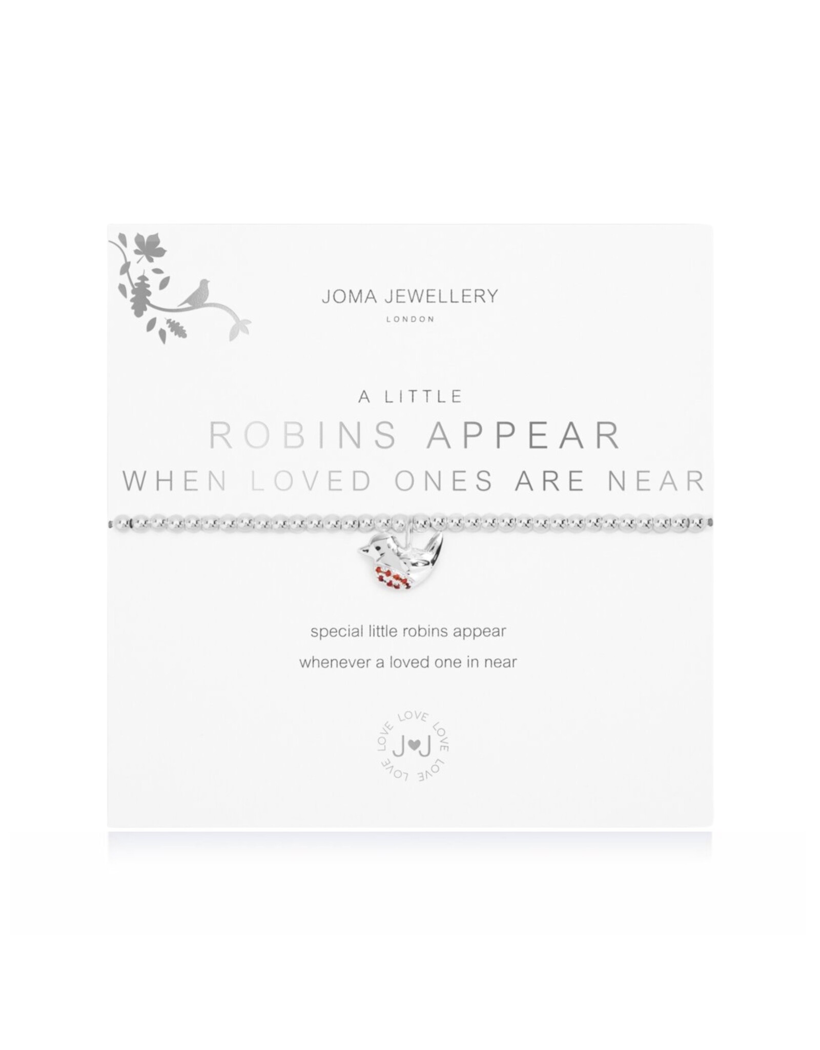 Joma Jewellery A Little - Robins appear when Loved ones are Near