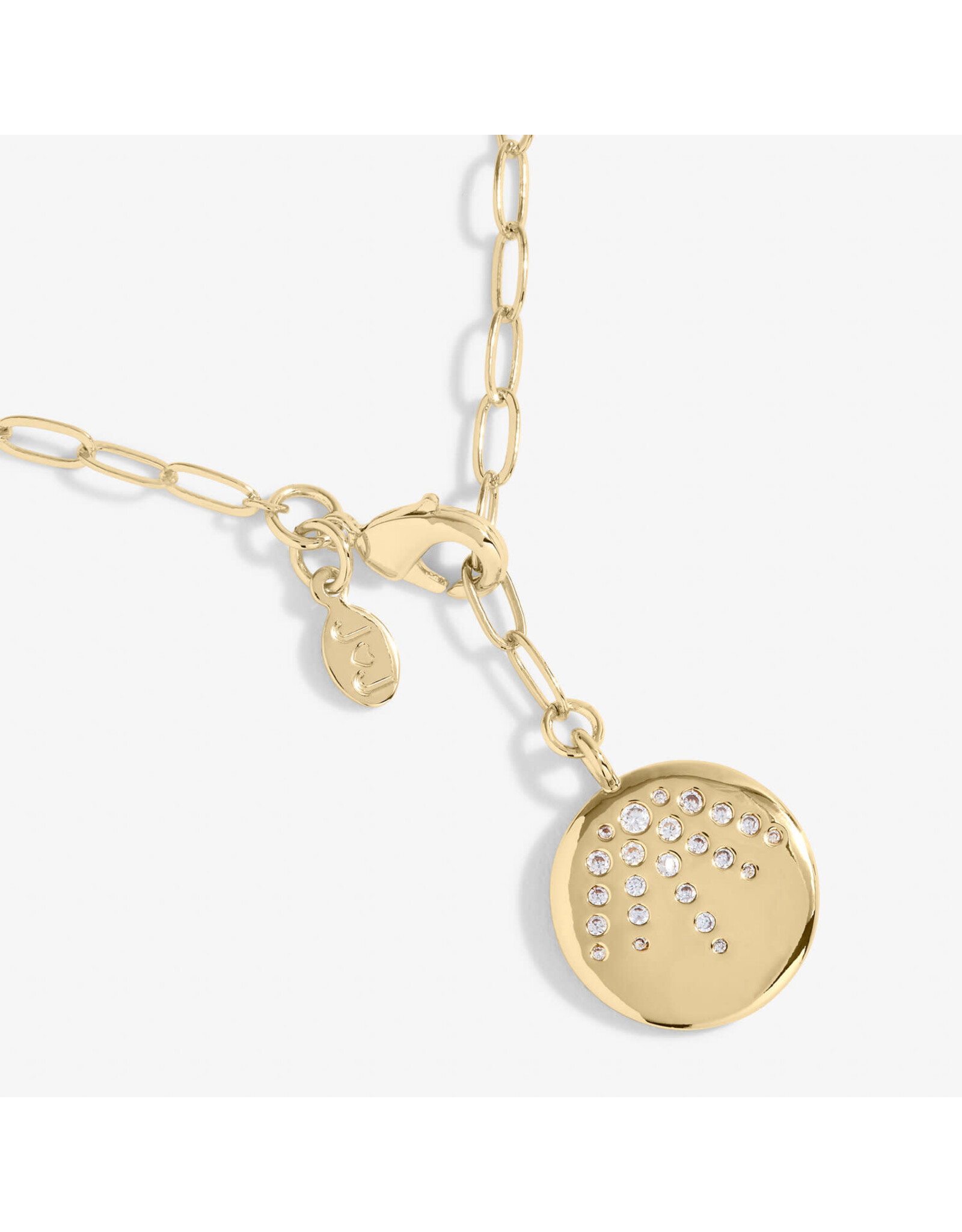 Joma Jewellery Nova - Crystal Lariat Ketting Goud