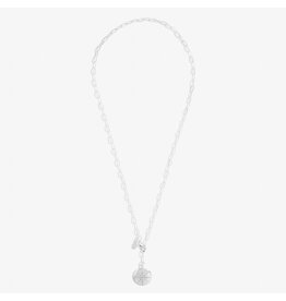 Joma Jewellery Nova - Crystal Lariat Ketting Zilver