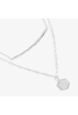 Joma Jewellery Nova - Layer Ketting Zilver