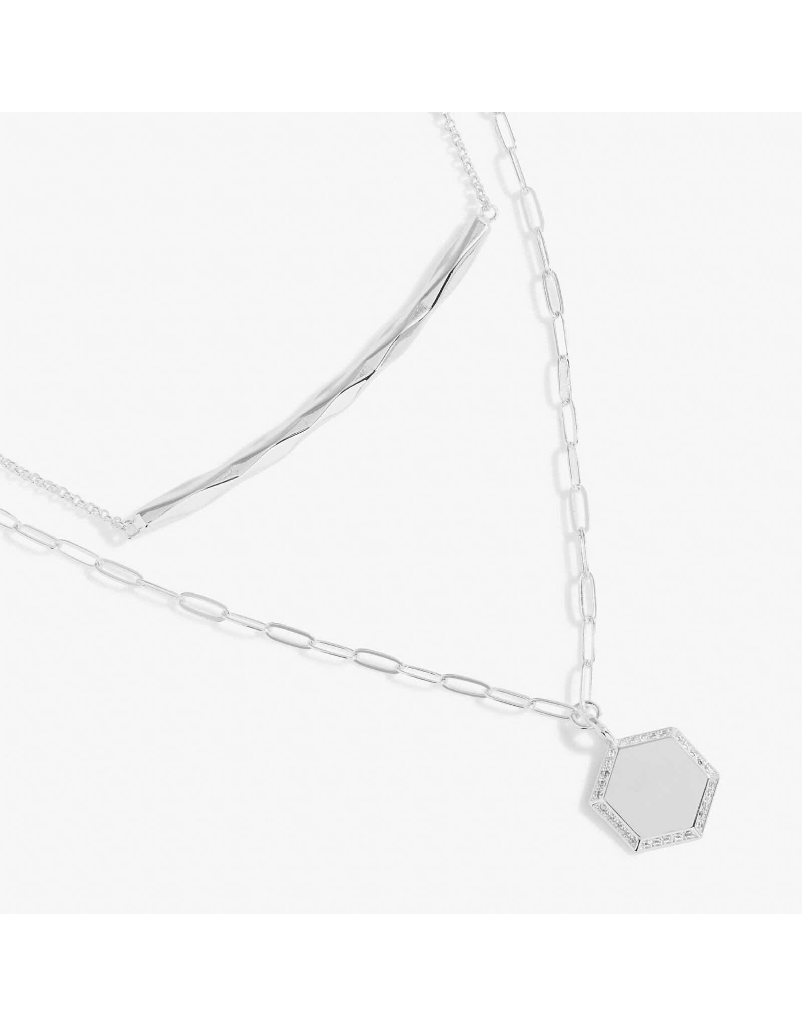 Joma Jewellery Nova - Layer Ketting Zilver