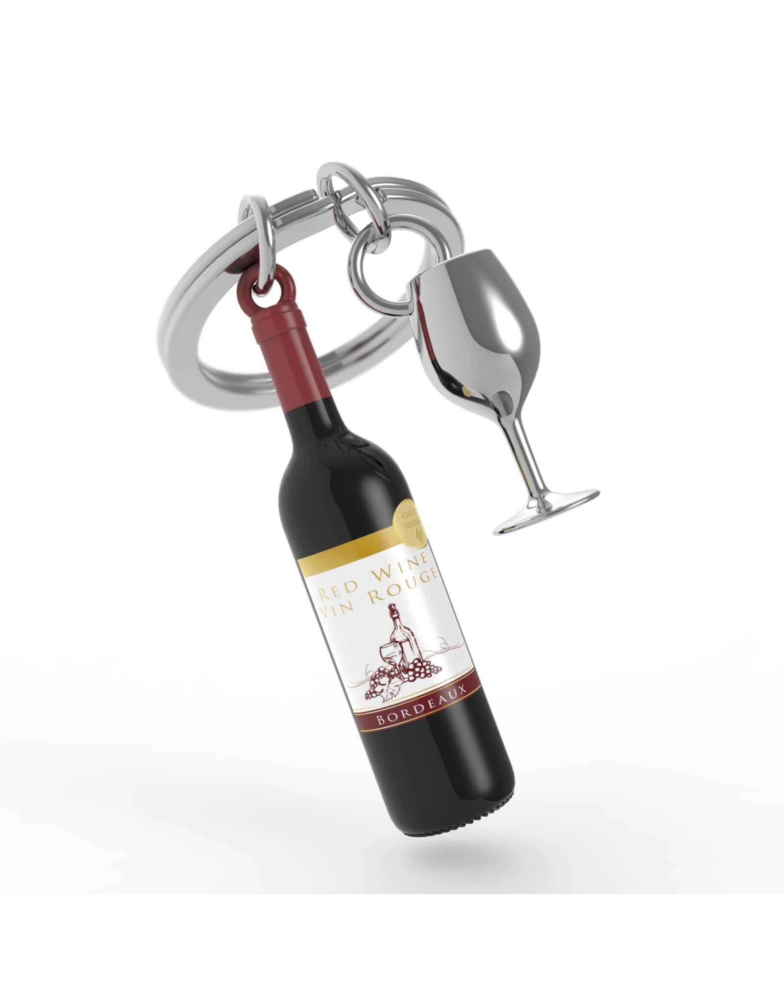 Metalmorphose Sleutelhanger - Red Wine