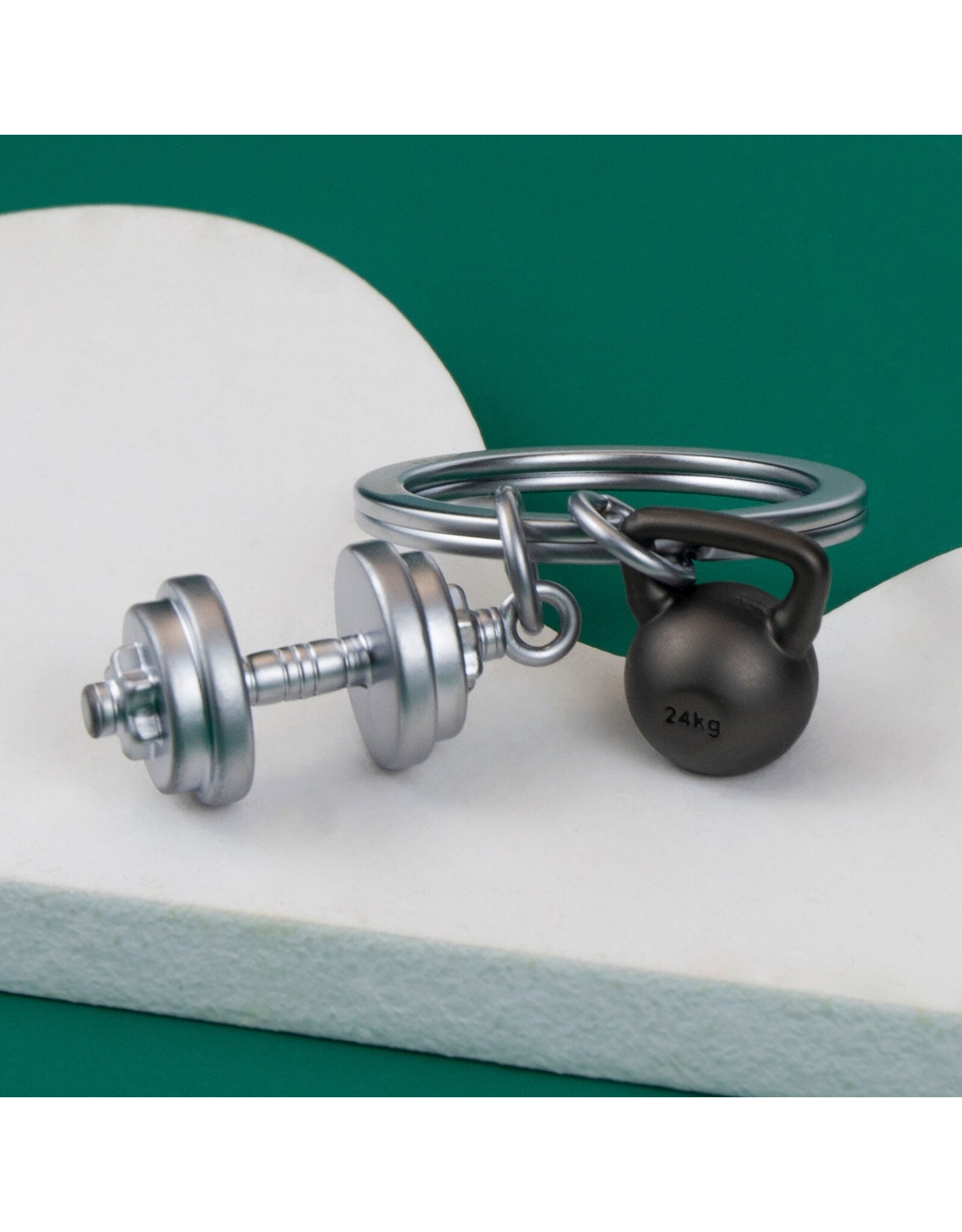 Metalmorphose Sleutelhanger - Dumbbell