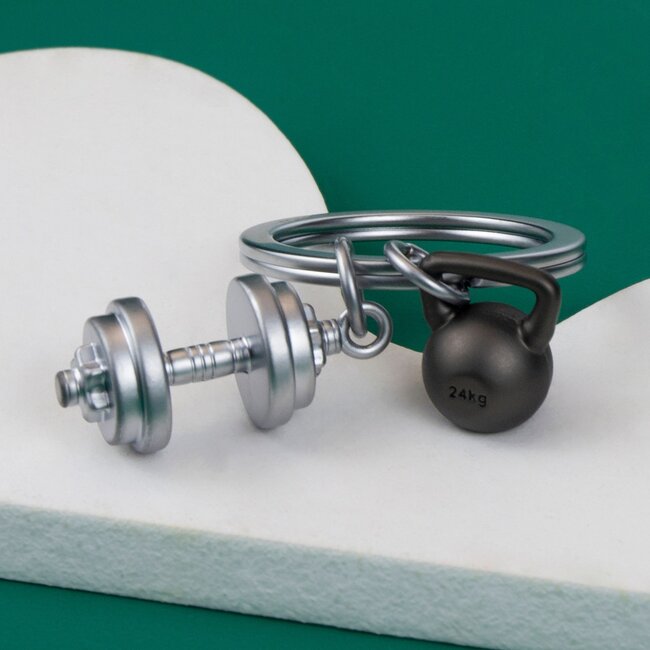 Metalmorphose Sleutelhanger - Dumbbell