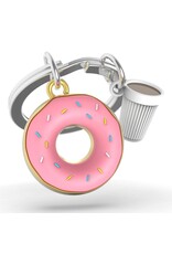 Metalmorphose Sleutelhanger - Pink Donut