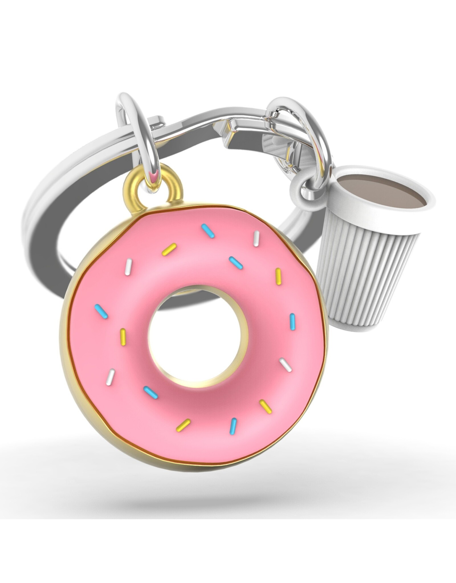 Metalmorphose Sleutelhanger - Pink Donut