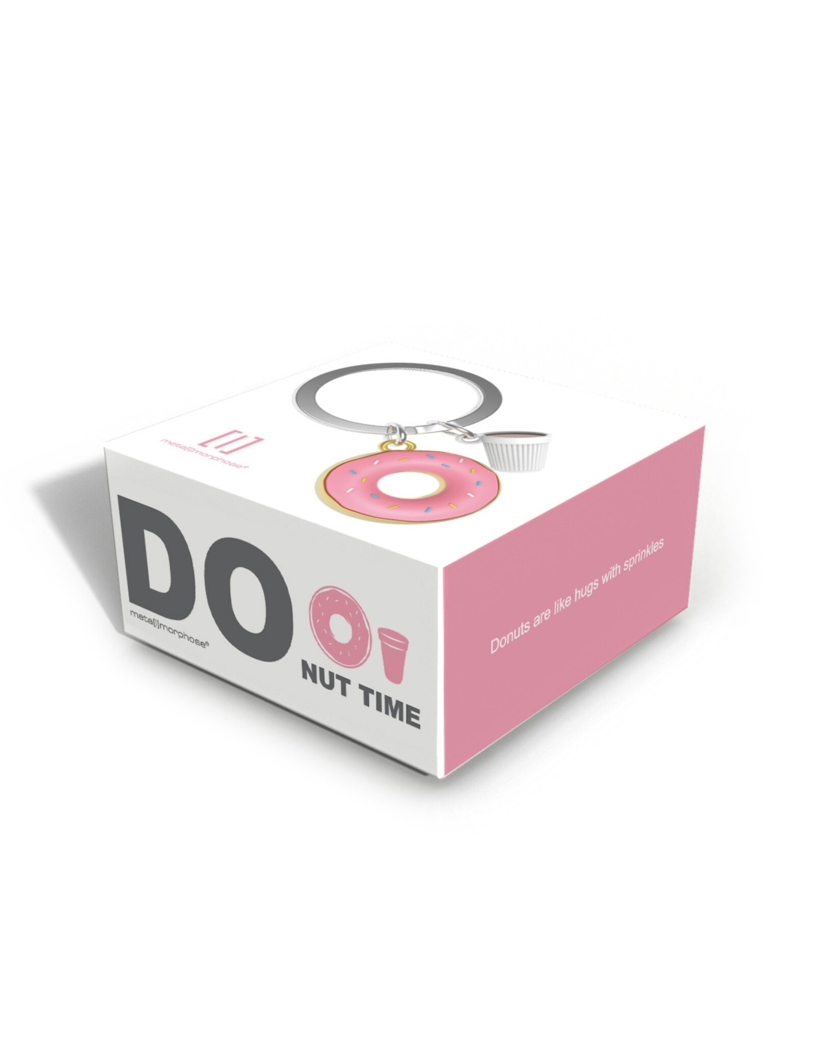 Metalmorphose Sleutelhanger - Pink Donut