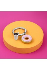 Metalmorphose Sleutelhanger - Pink Donut