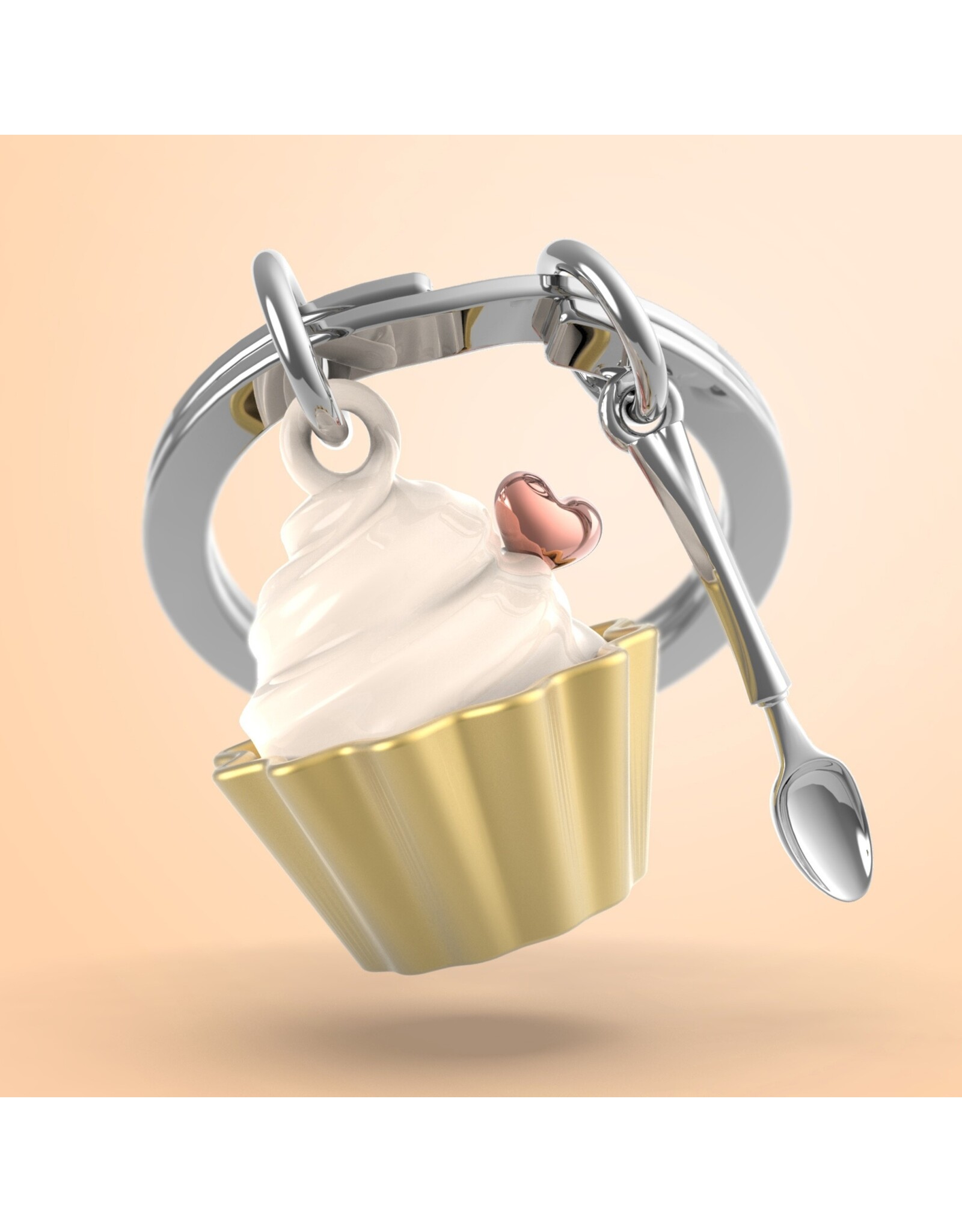 Metalmorphose Sleutelhanger - Cupcake