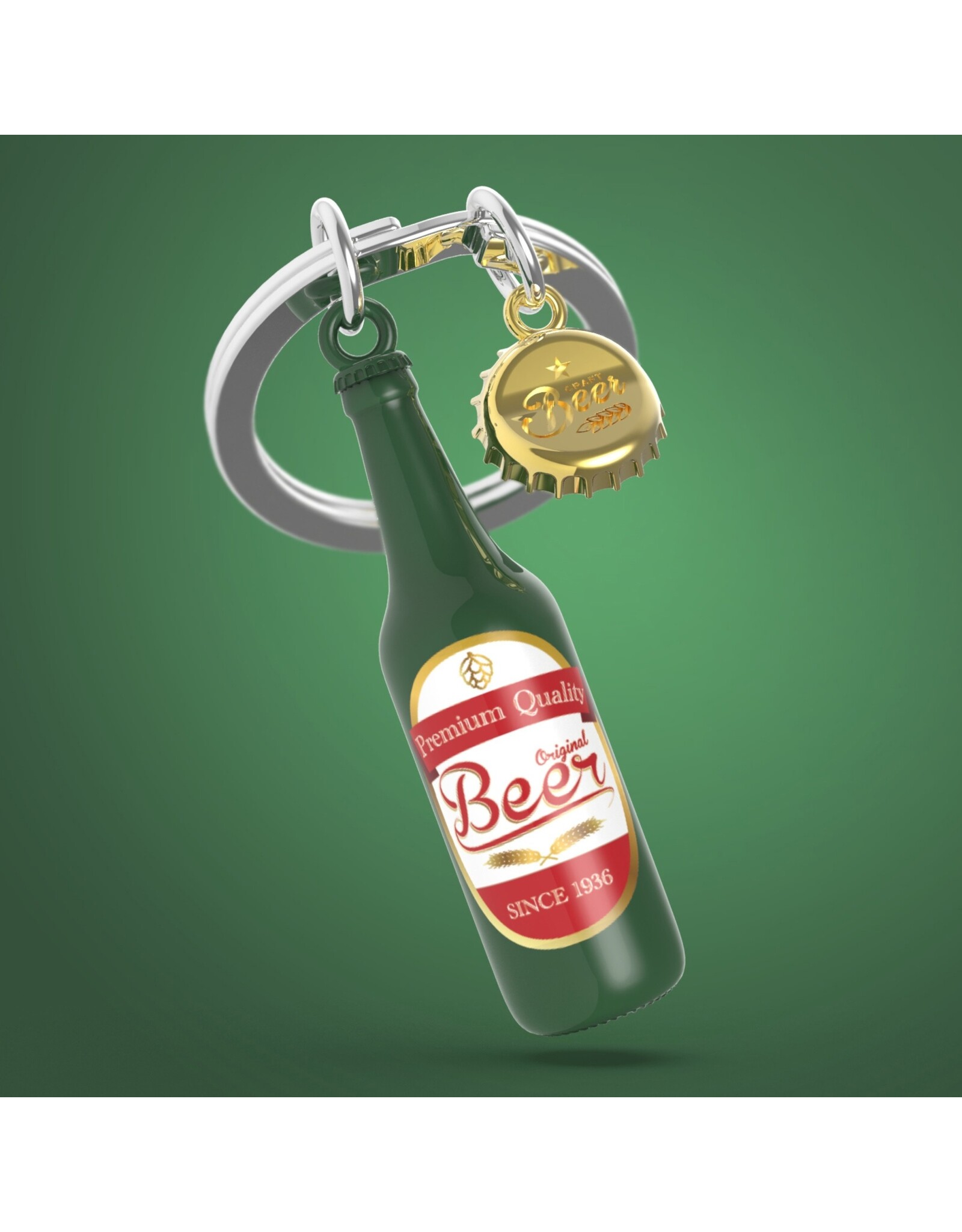 Metalmorphose Sleutelhanger - Beer