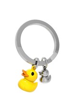 Metalmorphose Sleutelhanger - Yellow Duck