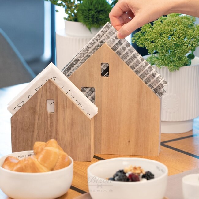 Räder House - Servettenhouder Small - Acaciahout