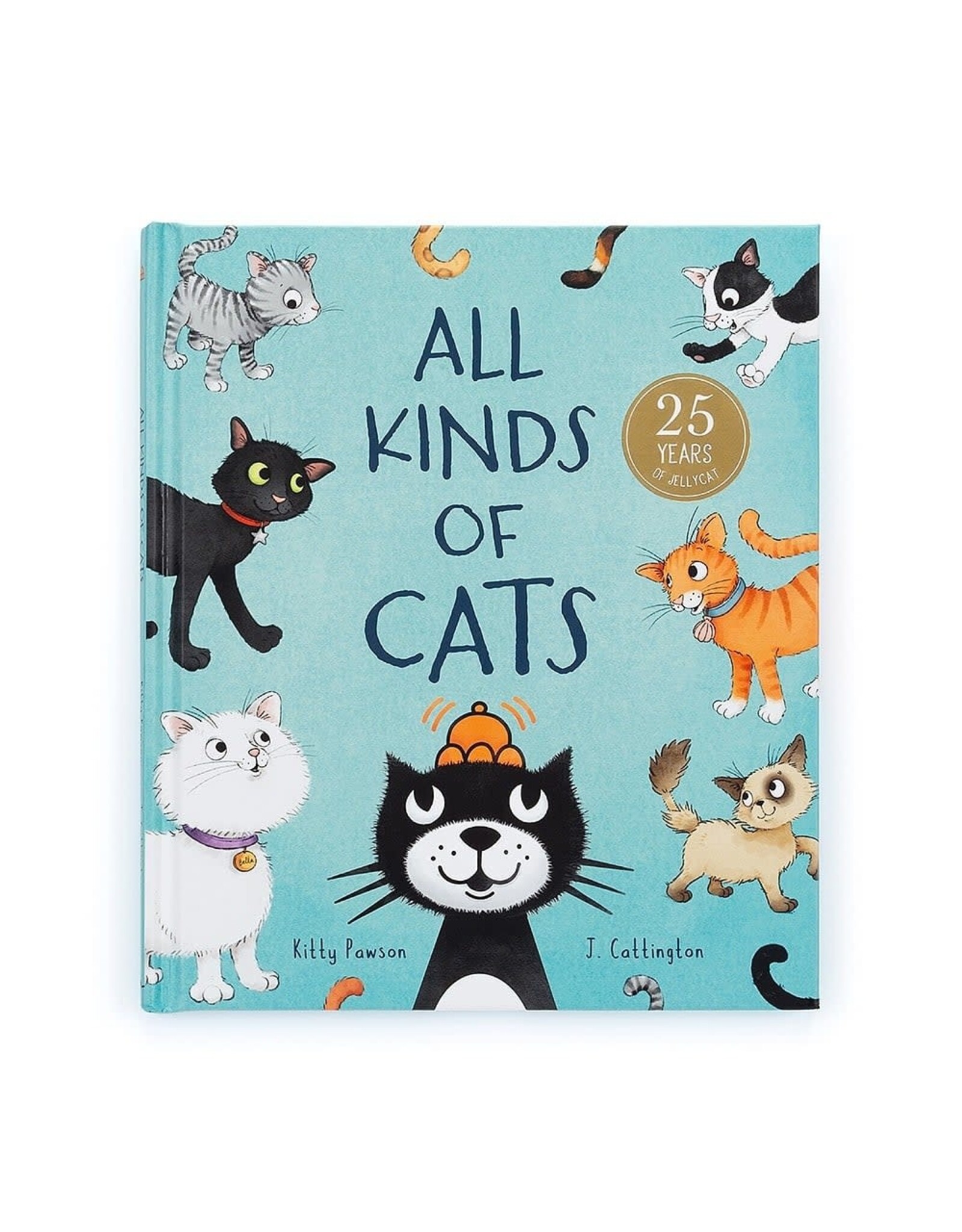 Jellycat Boek - All Kinds of Cats