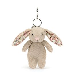 Jellycat Bag Charm - Bashful Blossom Bunny  Beige