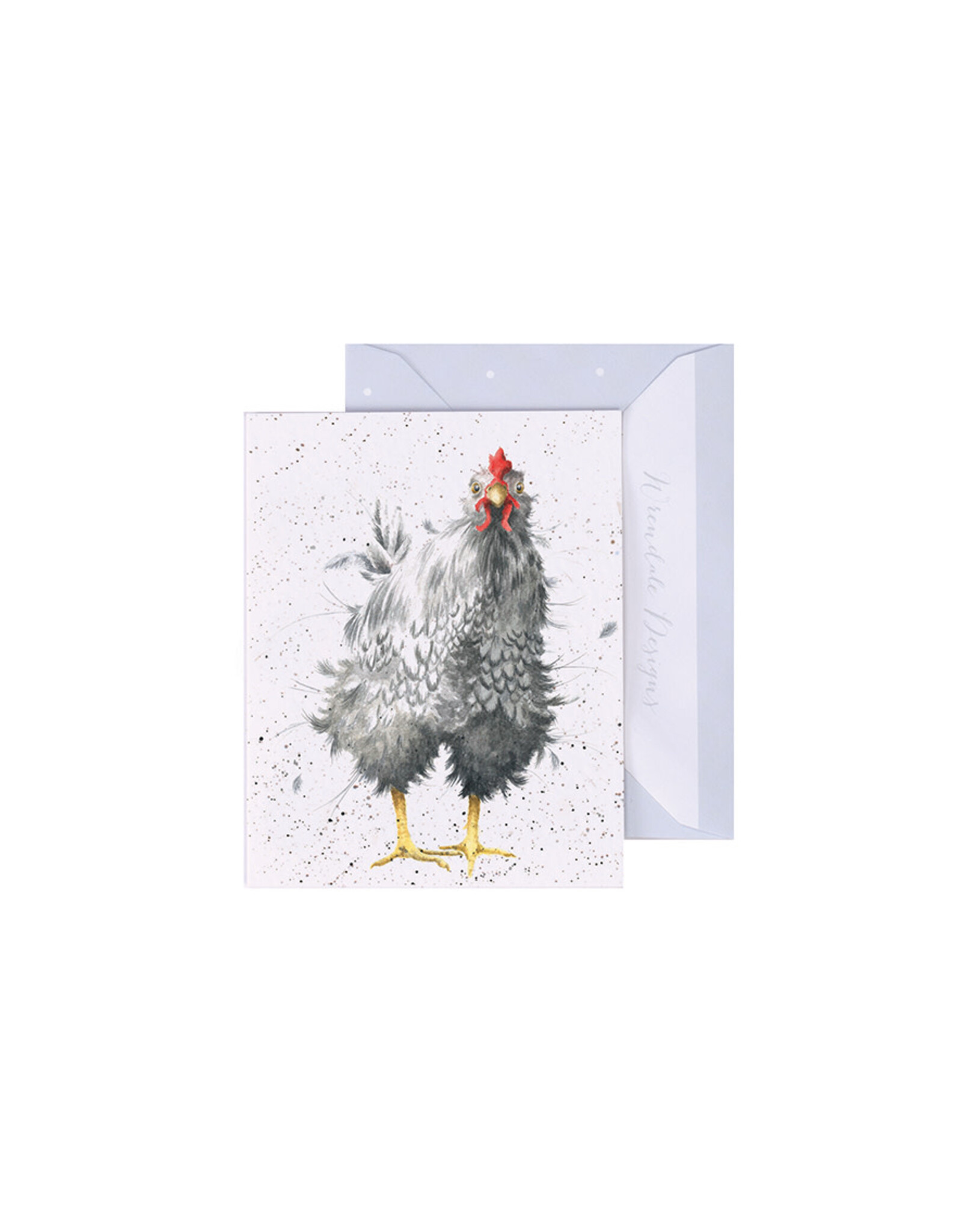 Wrendale Mini Wenskaart - Curious Hen