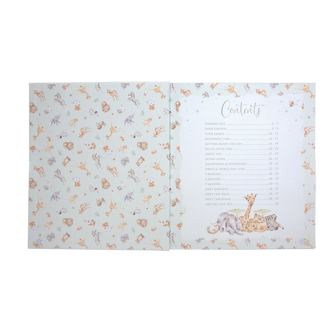 Wrendale Baby Animal - Baby Record Book