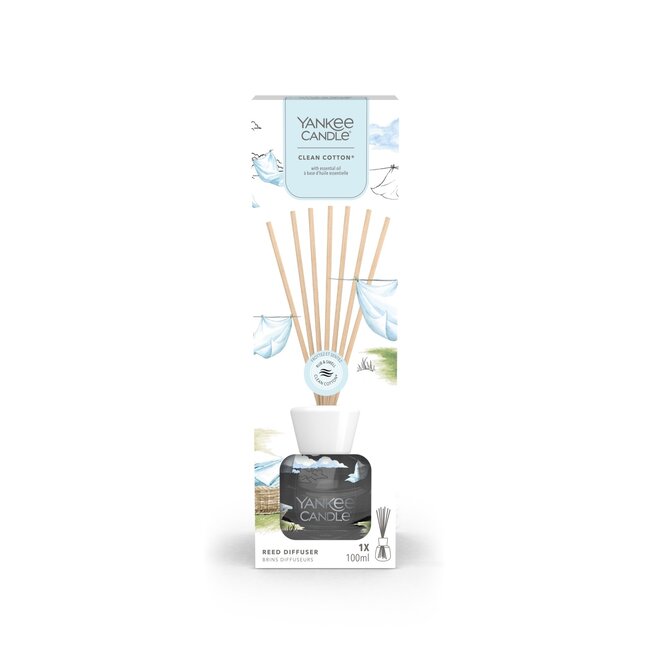 Yankee Candle Clean Cotton - Geurstokjes