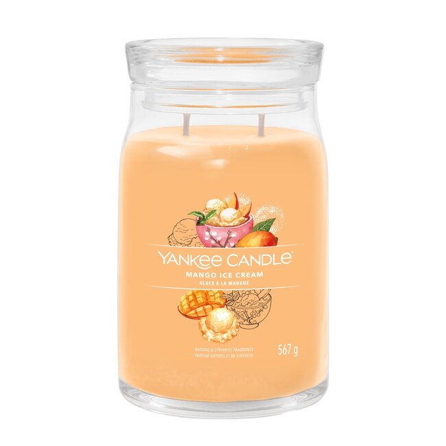 Yankee Candle Mango Ice Cream - Signature Large Jar