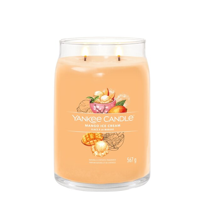 Yankee Candle Mango Ice Cream - Signature Large Jar
