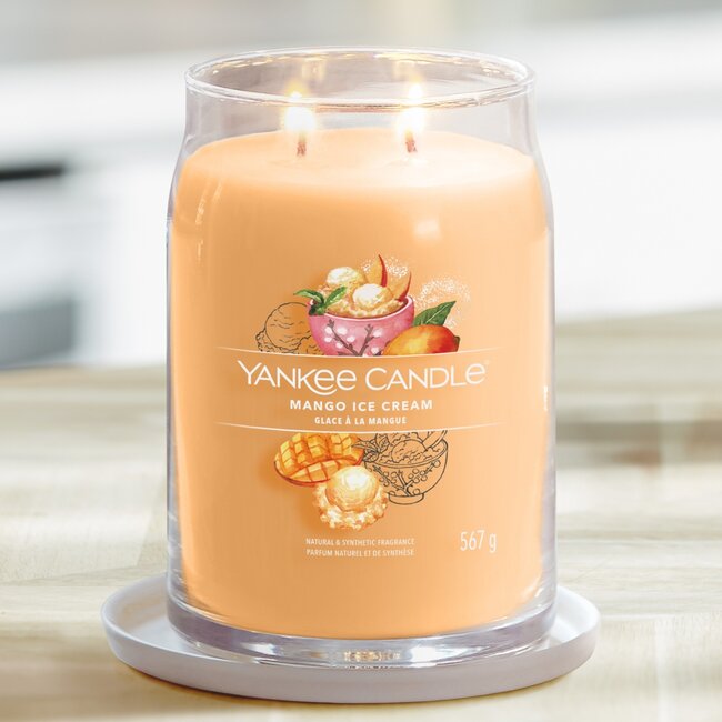 Yankee Candle Mango Ice Cream - Signature Large Jar