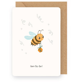 Enfant Terrible Wenskaart - Happy Bee-day