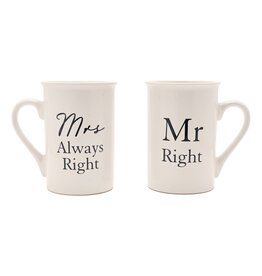 Mokken Giftset - Mr Right & Mrs Always Right