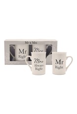 Mokken Giftset - Mr Right & Mrs Always Right