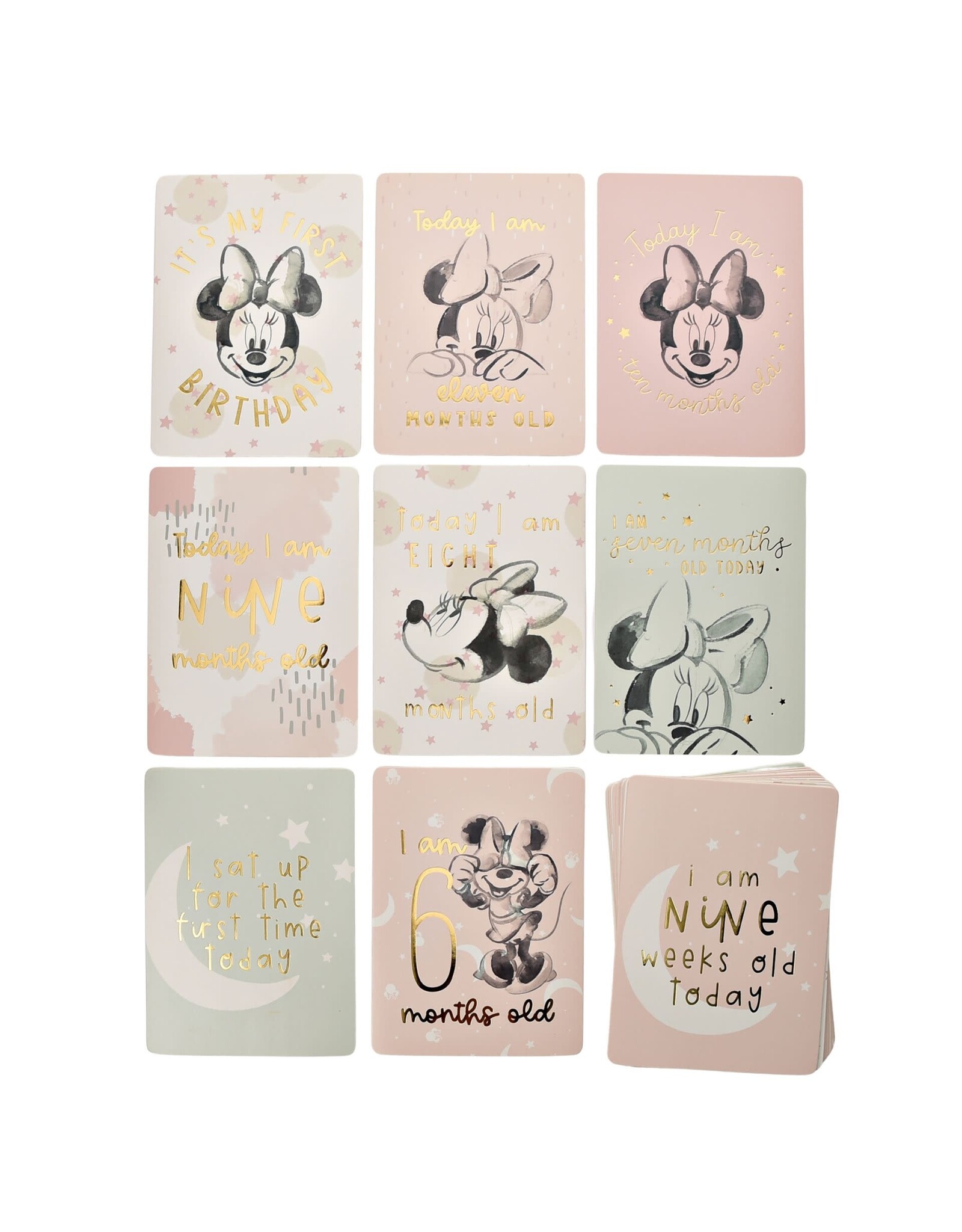 Disney Minnie - Milestone Cards