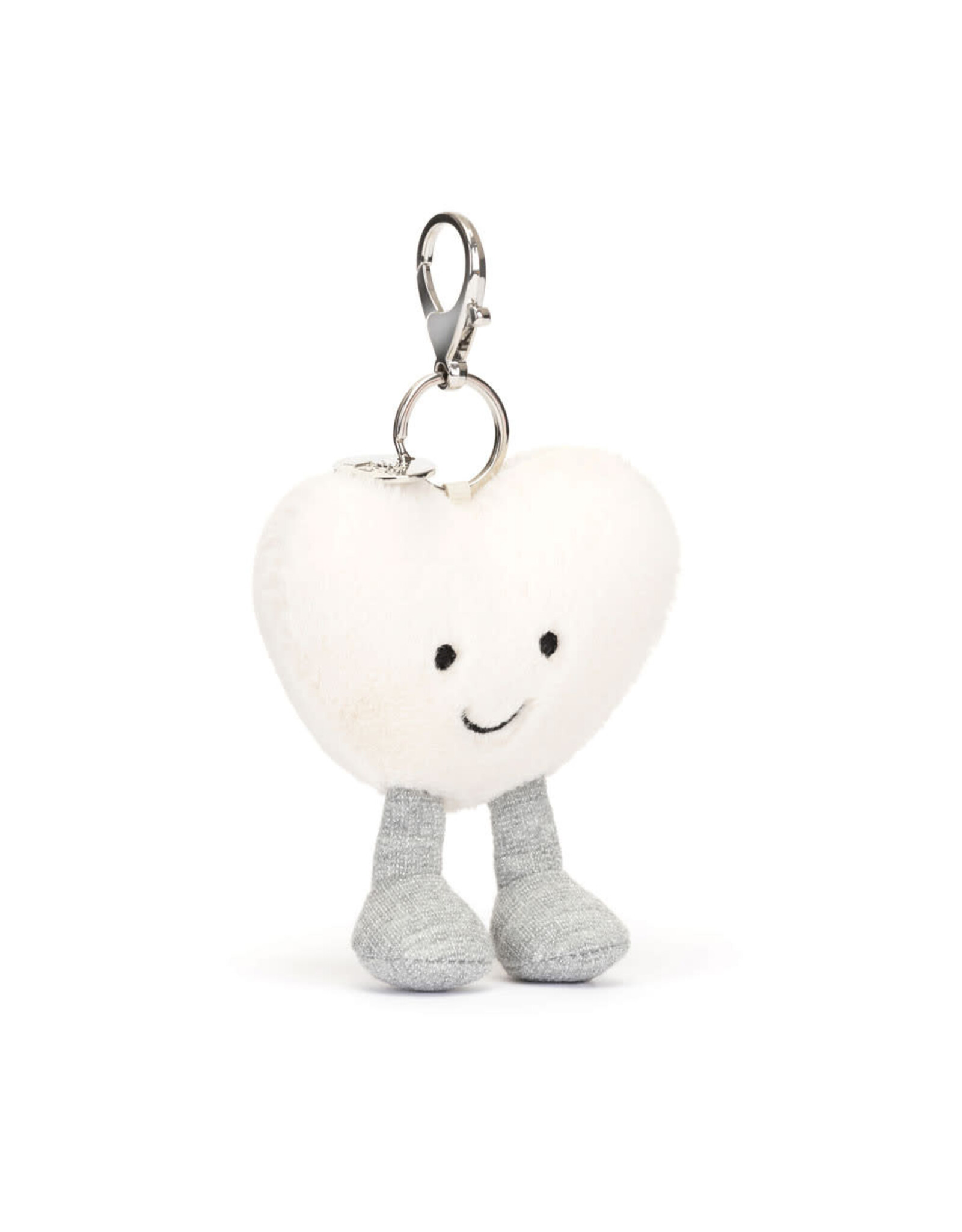 Jellycat Bag Charm - Amuseable - Cream Heart