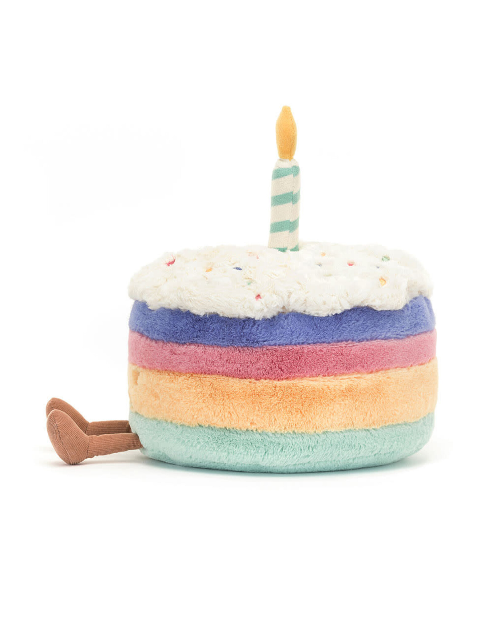Jellycat Knuffel - Amuseables - Rainbow Birthday Cake Large