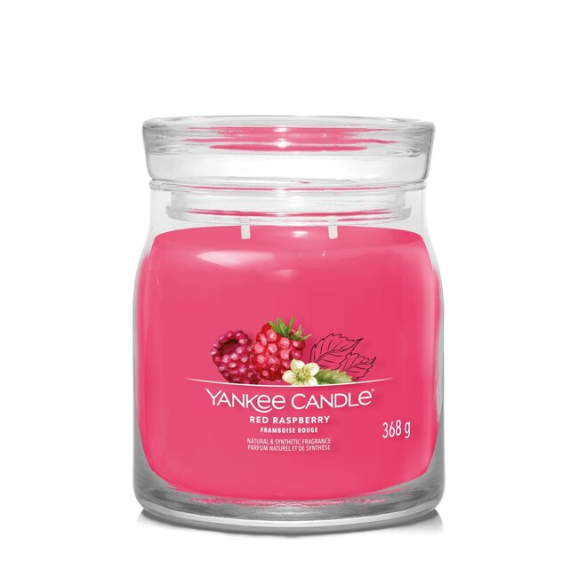Yankee Candle Red Raspberry - Signature Medium Jar