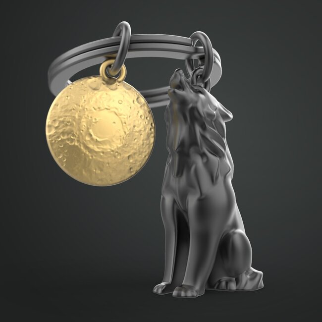 Metalmorphose Sleutelhanger - Wolf