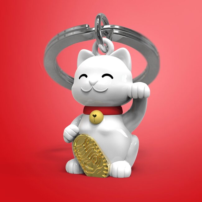 Metalmorphose Sleutelhanger - Lucky Cat