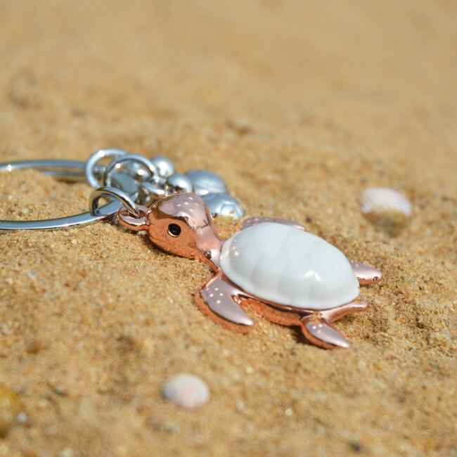 Metalmorphose Sleutelhanger - Turtle Family