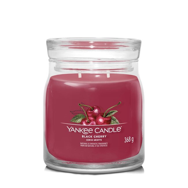 Yankee Candle Black Cherry - Signature Medium Jar