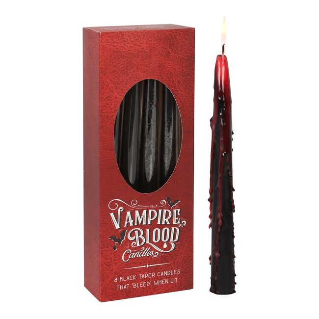 Something Different Vampire Blood - Set 8 Dinerkaarsen