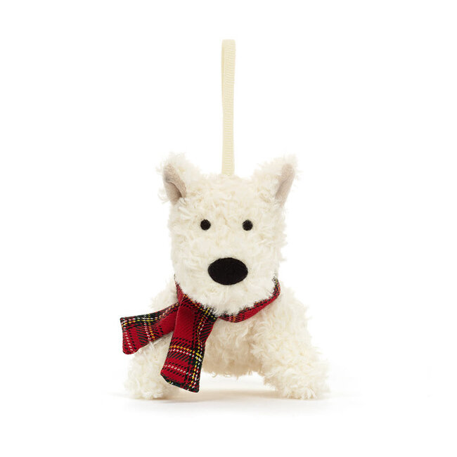 Jellycat Knuffel - Munro Scottie Dog Decoration