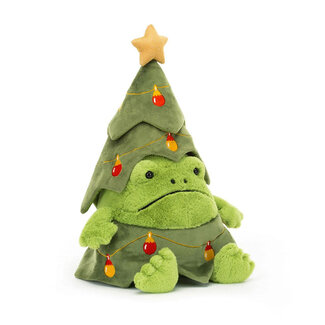 Jellycat Knuffel - Christmas Tree Ricky Rain Frog